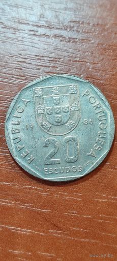 Португалия 20 эскудос 1986