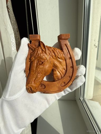 Ключница Лошадь, конь Подкова - символ удачи Сувель березы