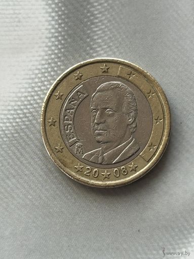 Испания 1 евро 2008