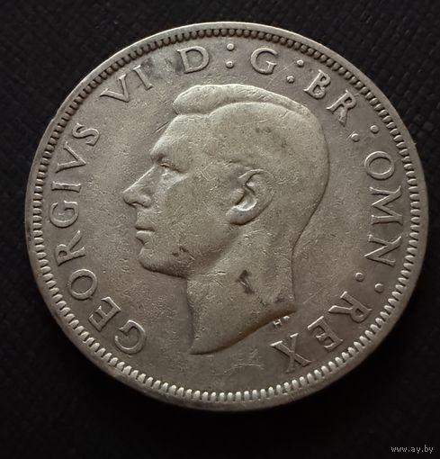 1/2 кроны 1942 г. Георг 6. Великобритания