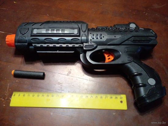 Бластер, пистолет детский, рабочий 55 см