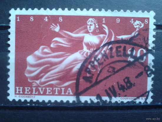Швейцария, 1948, Швейцария с факелом