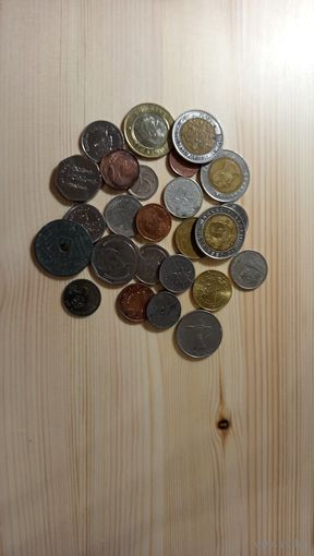 Монеты сборный лот есть не частые 26 шт с 1р