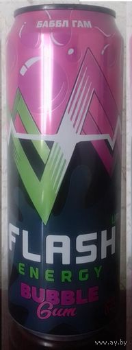 Банка от энергетика FLASH со вкусом Бабл гам 9 2025 (ОБМЕН/ПРОДАЖА/ТОРГ) 1лот=1шт