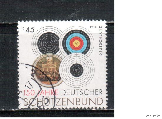 Германия-2011(Мих.) , гаш.,  Спорт , Стельба