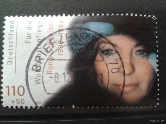 Германия 2000 киноактриса Михель-2,0 евро гаш.