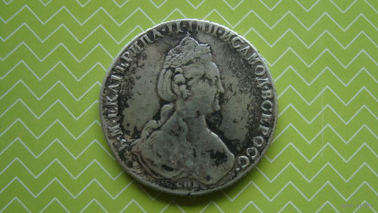 Рубль 1781 г. СПБ ИЗ