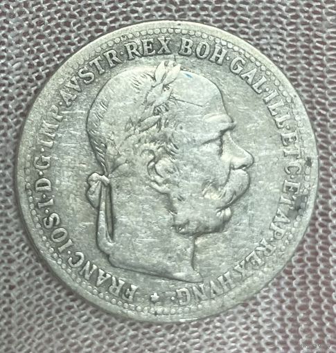Монета Австро-Венгрия 1 крона 1894 год. Франц Иосиф I. Серебро