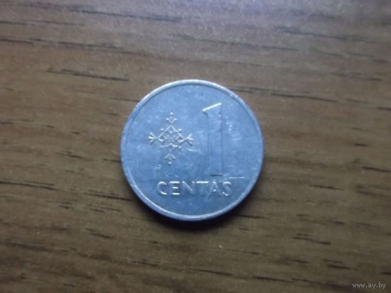 Литва 1 цент 1991 (1)