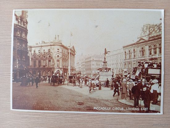 О-6. ПОДПИСАННАЯ ОТКРЫТКА. ВЕЛИКОБРИТАНИЯ. ЦИРК НА ПИКАДИЛЛИ.