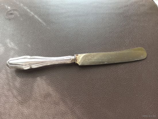 Нож для закусок или салатов, ручка 800 проба, Германская империя, до 1918 г.