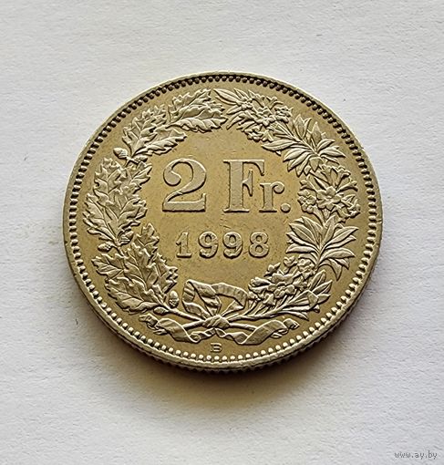 Швейцария 2 франка, 1998