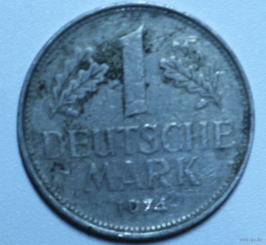 Германия, 1 марка, 1974 год