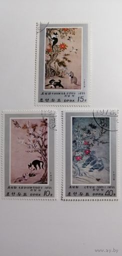 Корея 1978. Искусство. Корейские животные. Полная серия