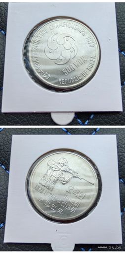 Распродажа!!! Южная Корея 500 вон (42-й чемпионат мира по стрельбе) 1978 г. UNC