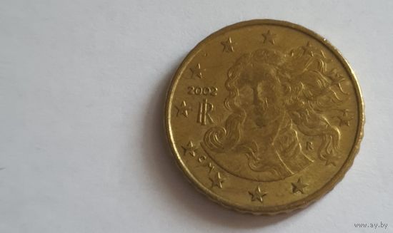 Италия 2002 10 евроцентов