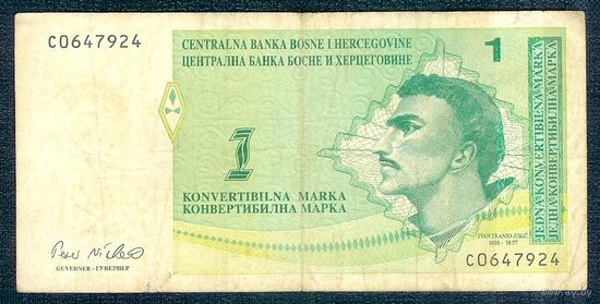 Босния и Герцеговина 1 динаров 1998 год, UNC
