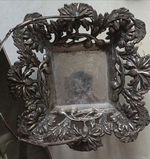 Конфетница мельхиоровая