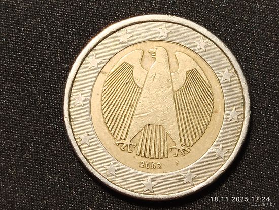 Германия 2 евро 2002 F