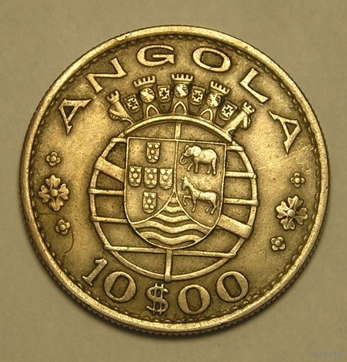 Порт. Ангола 10 Эск. 1969