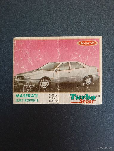 Вкладыш TURBO SPORT, ТУРБО СПОРТ мята. В коллекцию. Покупатель за неделю не смог осилить 11 р. Перевыставлен.