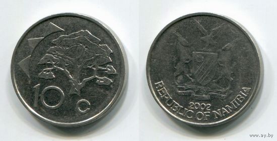 Намибия. 10 центов (2002)