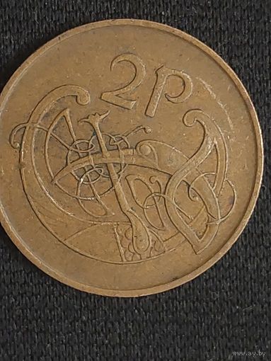 2 пенни ирландия 1975