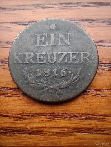 1 крейцер 1816
