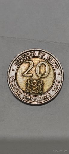 Кения 20 шиллинг 1998
