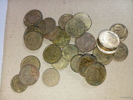 Сборный лот монет Польских грошей  32 монеты  . С рубля .