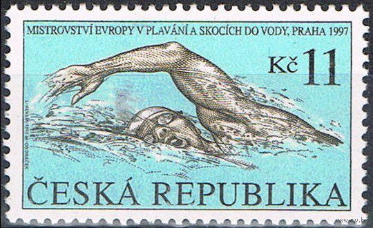 Чехия 1997 спорт Плавание. 1 м **