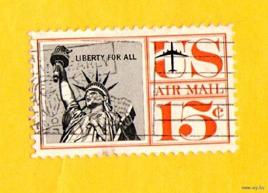 AIR MAIL  США-1959-Статуи.