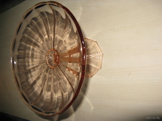 Фруктовница времён СССР цветное стекло