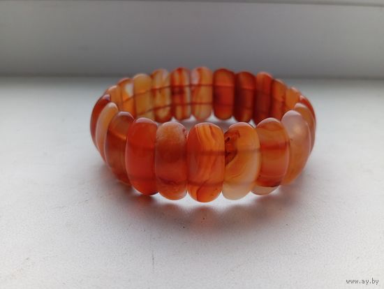 Браслет сердолик Ноготки 2 см длина ноготка