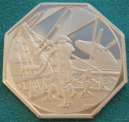 Луайоте. 500 франков 2025 год  UNUSUAL  Материал: Посеребренная латунь  Тираж: 120 шт