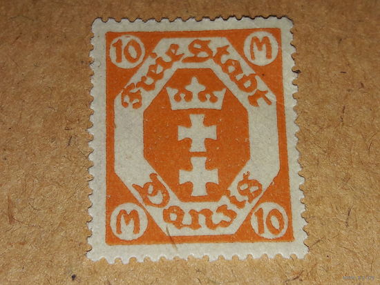 Германия Данциг 1921, 1922, 1923 Стандарты Герб Чистая марка