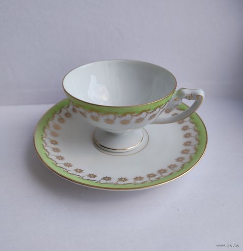 Старинная чашка Rosenthal для эспрессо/мокко с блюдцем, около 1920-1929