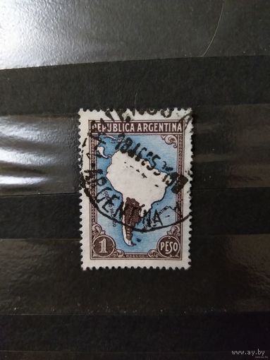 1936 Аргентина карта материк география (1-12)