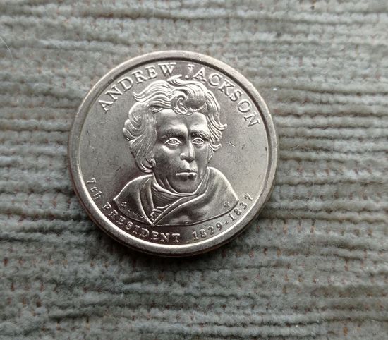 Werty71 США 1 доллар 2008 D Президент 7 Эндрю Джексон