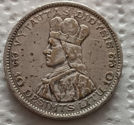 Литва 10 лит 1936 Витовт