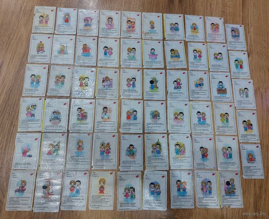 Вкладыши Love is 3 серия 59 шт.