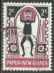 Папуа Новая-Гвинея. Фольклор. Эмблема искусства. 1966г. Mi#95.