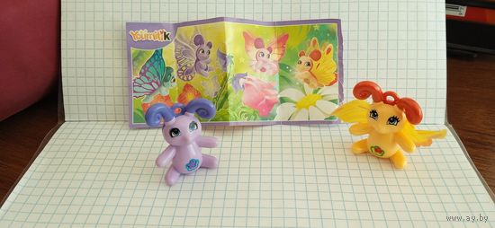 Коллекционные киндер-игрушки. Серия Бабочки  -малышки. SD 040, SD 040А(14)