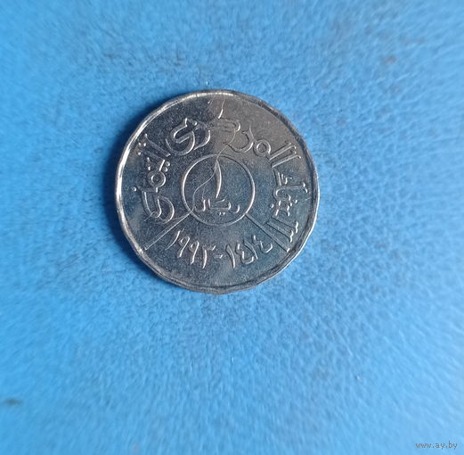 Йемен 1 риал 1993 год