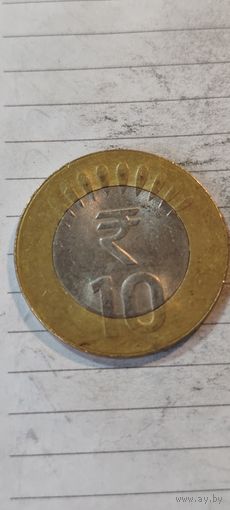 Индия 10 рупий 2014