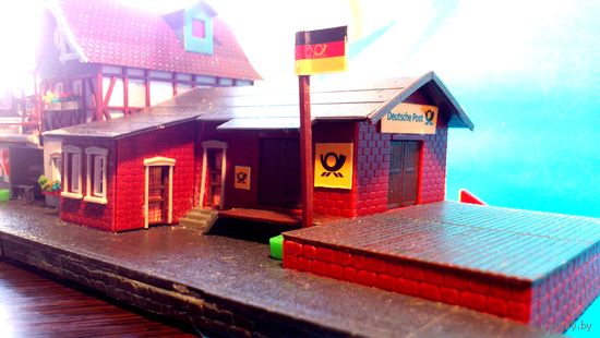 Вокзал с отделением почты VERO. Масштаб TT.