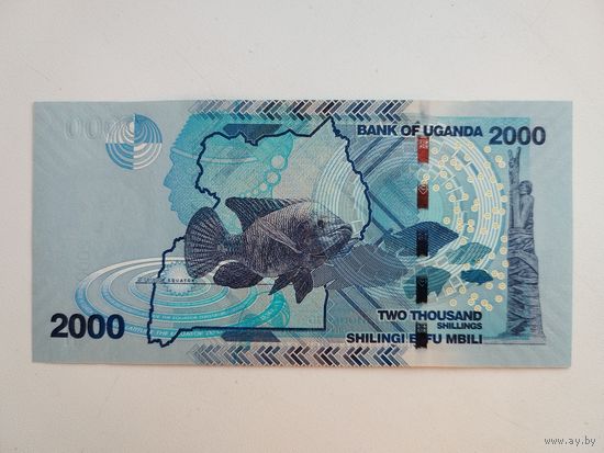 Уганда 2000 шиллингов 2010г, unc, пресс.