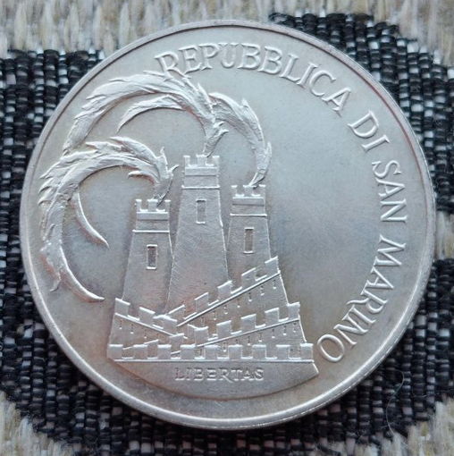 Сан-Марино 1000 лир 1984 года, Proof. Олимпиада. Серебро. Сторгуй за свою цену, предложи обмен!