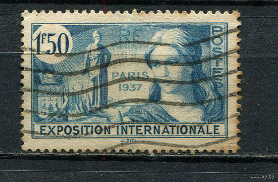 Франция - 1937 - Международная выставка в Париже - [Mi. 342] - полная серия - 1 марка. Гашеная.  (Лот 73GN)-T41P3