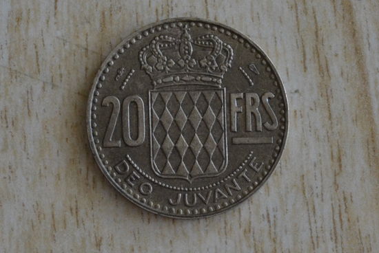 Монако 20 франков 1950